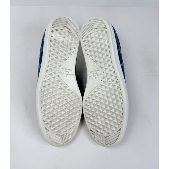 Size 9LV/10US - Louis Vuitton Luxembourg Monogram Denim Trainers? Retail $1K!